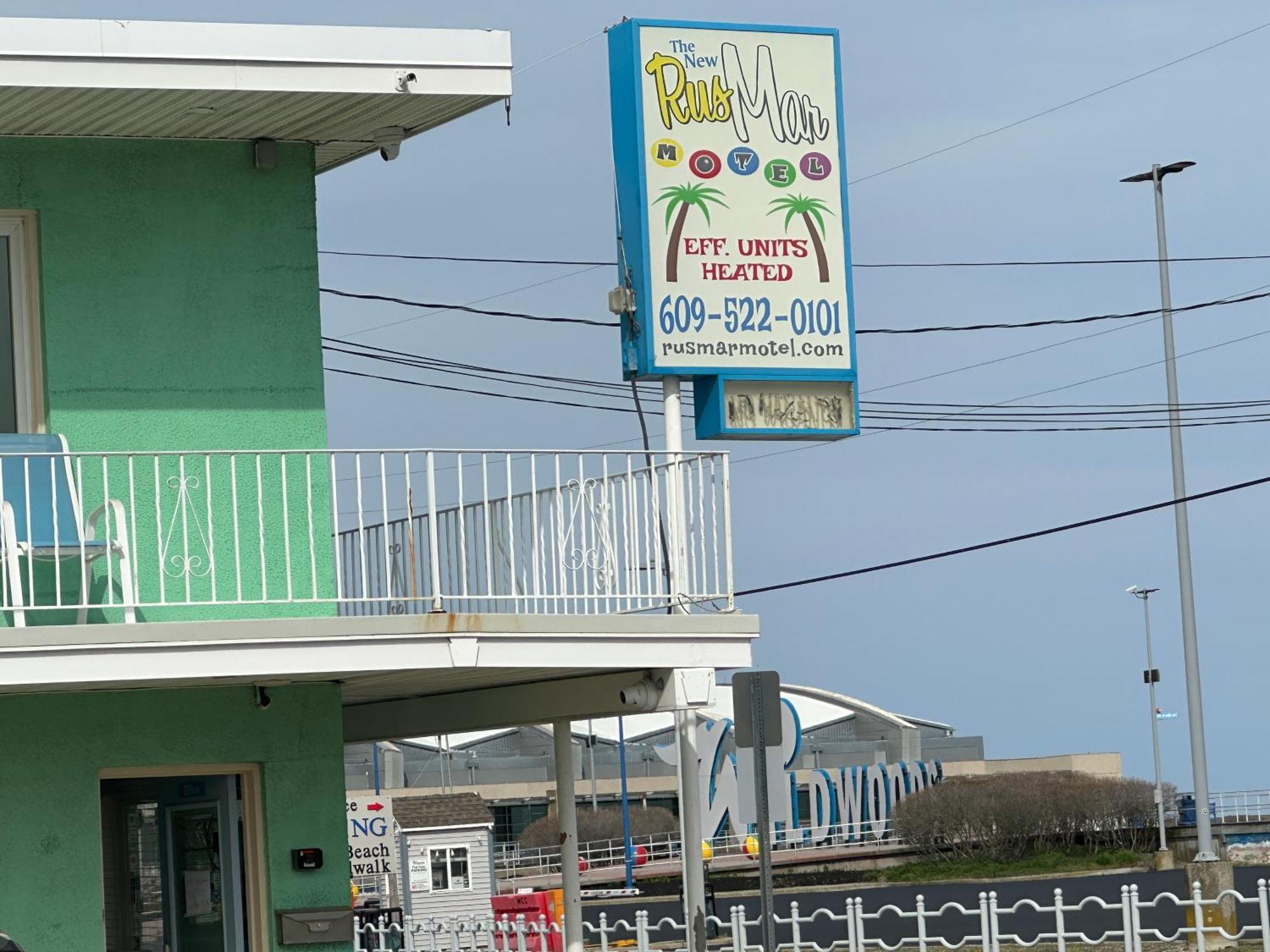 Rus Mar Motel Wildwood Beach & Boardwalk Kültér fotó